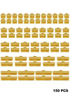 150pcs Jewelry Making Press Studs, Ribbon Clip Buckles, Bracelet Clasps, Leather Ring Hooks, DIY Necklace Anklet Crafts