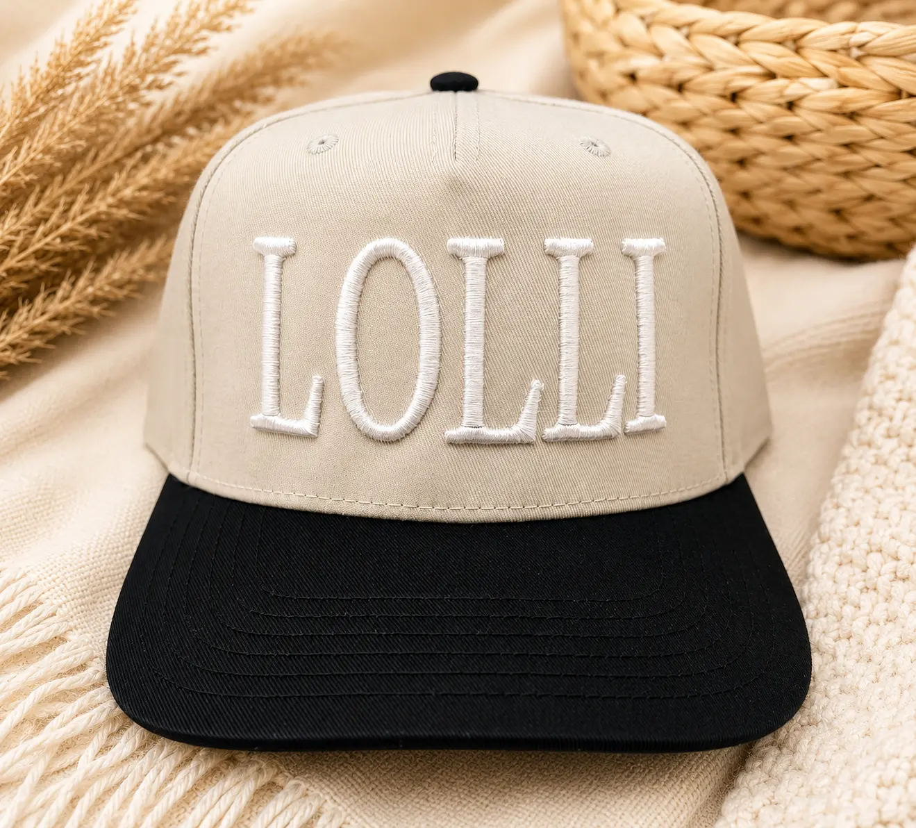 Custom Embroidered Hat, Custom Word Hat