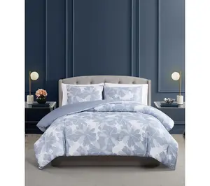 Vince Camuto Organic Floral 3 Piece Full/QueenComforter Set