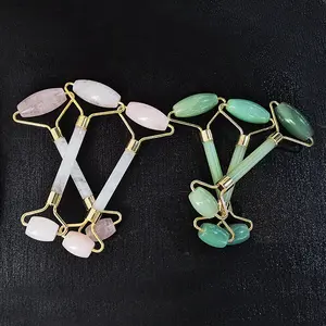 Natural Crystal Stone Massage Roller handicraft stone for  1 count