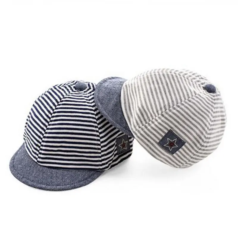 Kids Baseball Cap Adjustable Striped Sunhat Baseball Hats Soft Cotton Hat Cute Lovely Hats Kids Baseball Cap Adjustable Striped Sunhat Baseball Hats Soft Cotton Hat Cute Lovely Hats