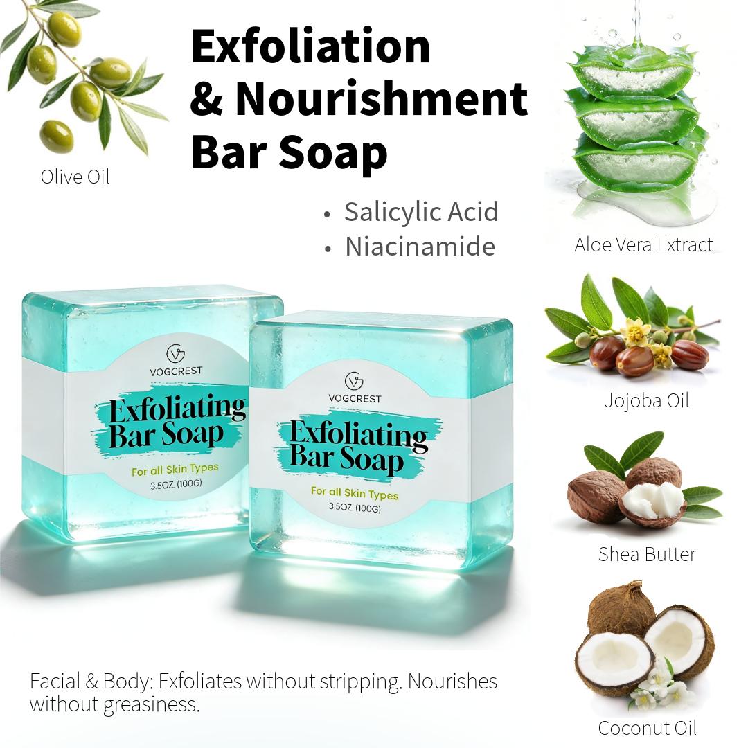 Exfoliating Pre-Shave Soap – Gently Removes Dead Skin, Reduces Ingrown Hairs, and Prepares Face & Body for a Smooth, Comfortable Shaving Experience