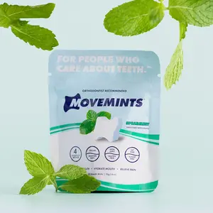 Movemints Clear Aligner Mints | Spearmint Flavor | Edible Alternative to Chewies