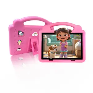 10.1 Inch Android Tablet with WiFi and Calling, Dual Cameras, HD Display, Shockproof Case, Parental Control, Student Tablets Gift for Christmas and Birthday,(No Adapter Included) | Blue/Pink/Green/Orange