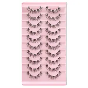 VICUTU DIY Eyelash Extension Individual Lash 100 Clusters Volume Lashes Set, 3D Effect False Eyelashes Extension Natural Look