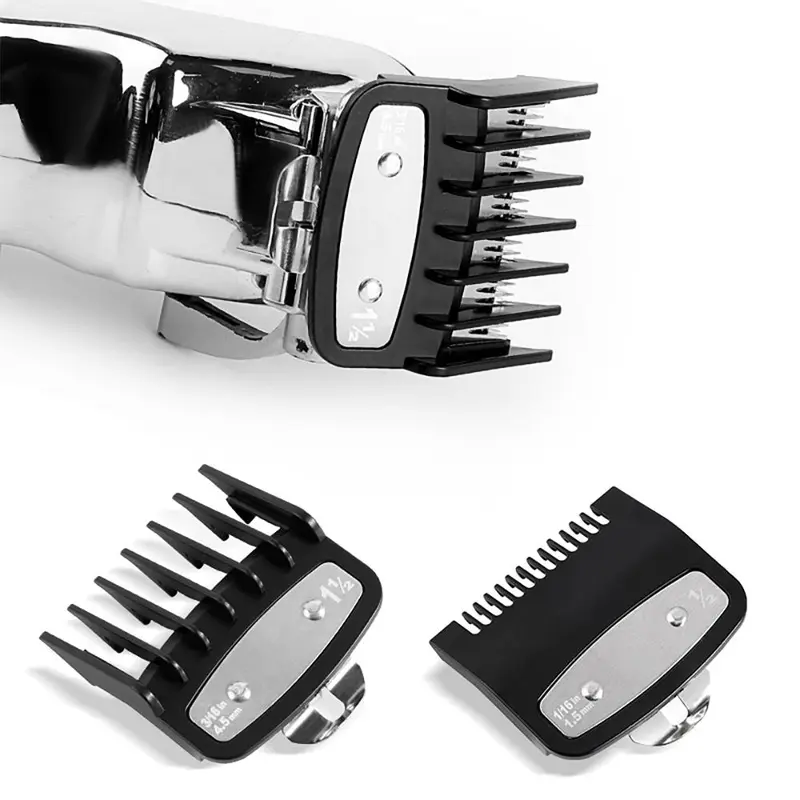 Electric Hair Clipper Limiter Comb Set, Professional Positioning Comb, Electric Haircutter Accessories Suitable for Salon & Barbershop