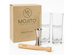 Premium 4-Piece Mojito Cocktail Gift Set