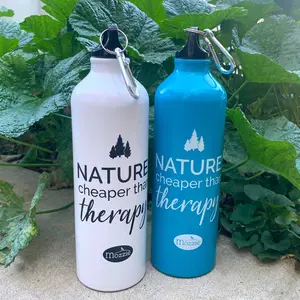 Nature is Therapy Aluminum Water Bottles