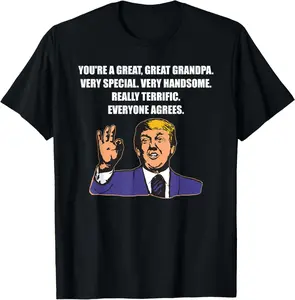 Funny Trump Best Grandpa Ever Everyone Agrees T-Shirt T-Shirt