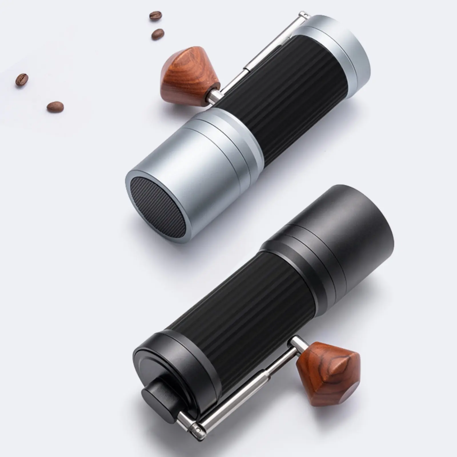 ZYB Precision Manual Coffee Grinder - CNC Stainless Steel Burr, Adjustable Settings for Espresso to French Press