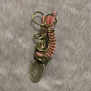 Handmade Wire Wrapped Spoon Pendant