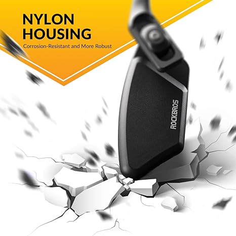 ROCKBROS Bike Mirrors for Handlebars - HD Blast-Resistant Bicycle Mirror for Ebike - 360 Degree Adjustable Bike Rear View Mirror - Left and Right ROCKBROS Bike Mirrors for Handlebars - HD Blast-Resistant Bicycle Mirror for Ebike - 360 Degree Adjustable Bike Rear View Mirror - Left and Right