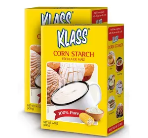 Klass Corn Starch 100% Pure 1.76 Pounds - 0% Calories 0% Total Fat & Sugar Free (28.2 Oz Pack of 2)
