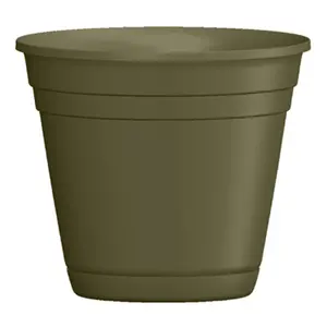 ATT Southern  6 in. Riverl Planter, Olive Green