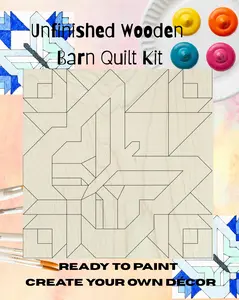 Butterfly Quilt Kit DIY Barn Quilt | Cottagecore Crafty Friend, Mothers Day Craft | Paint and Sip Party Idea