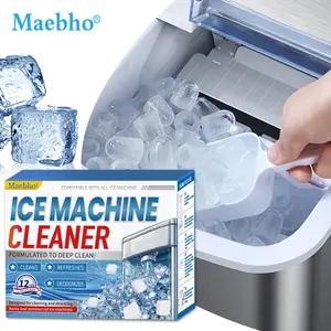Ice Machine Cleaner – 12 Cleaning Tablets for Ice Makers, Removes Hard Water and Mineral Buildup, Remover for All Ice Machines