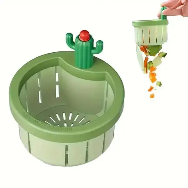 Cactus Shaped Sink Drain Basket, 1 Count Multifunctional Food Filter, Kitchen Sink Filter, Sink Filter Basket, Household Kitchen Gadgets, Kitchen Sink Strainer`