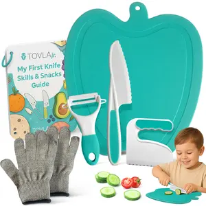 Tovla Jr. Kids Knife Set for Real Cooking