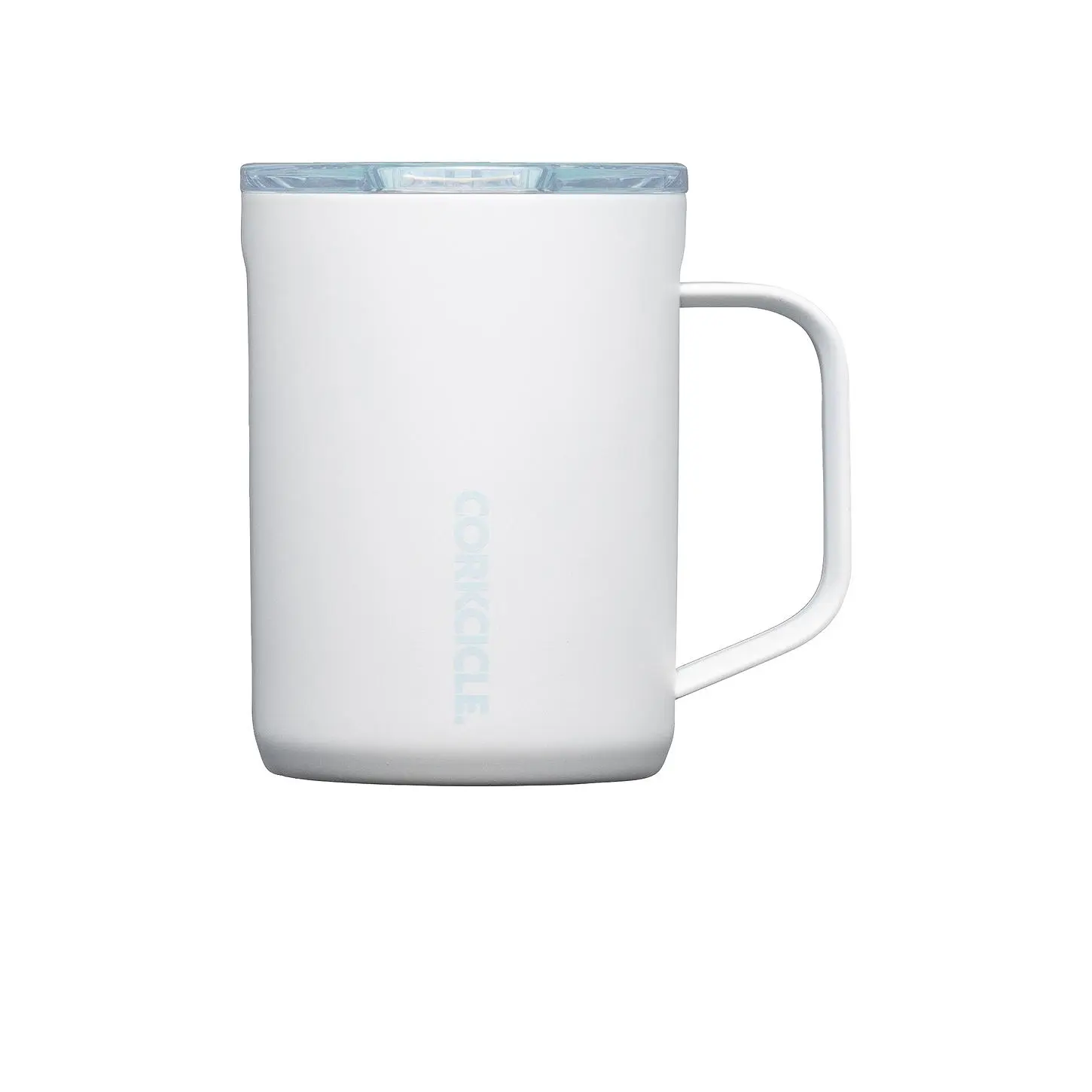 Corkcicle Pure Taste Mug in Ceramic White & Powder Blue