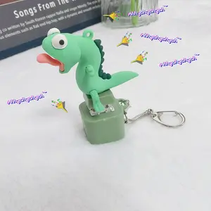 “Ahh-yah-yah-yah” Fun Sound-Emitting Keychain Cute Lizard Sound Keychain —Fun and Relaxing Gifts for Friends