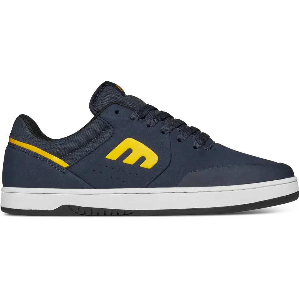 etnies Marana Michelin Yellow Skate Shoes - Suede Upper, Durable Cupsole, Rubber Sole, Lightweight Athletic Sneaker, Pro Skateboarding Trainer