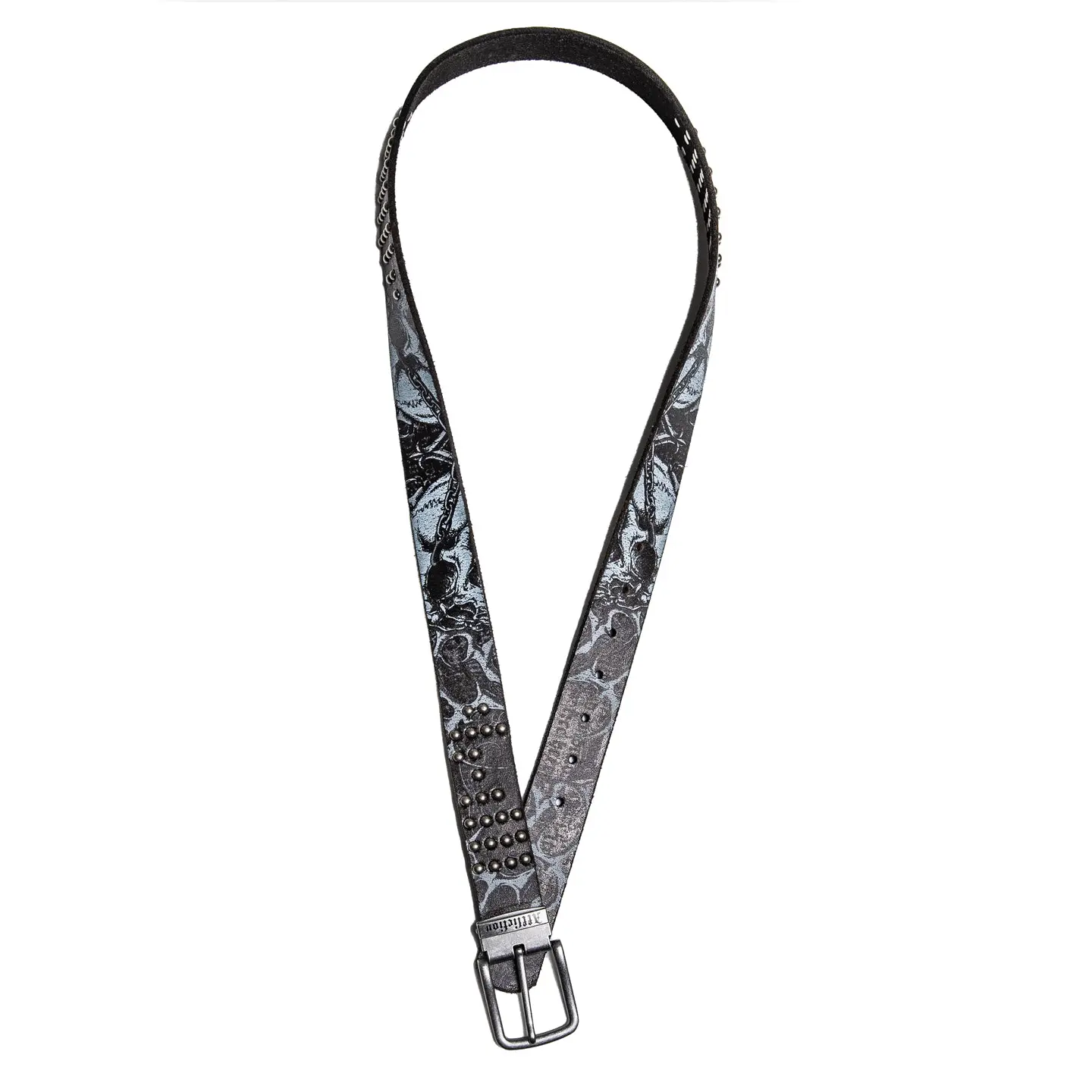 Affliction Men's Belt Two Skulls Affliction Men's Belt Two Skulls
