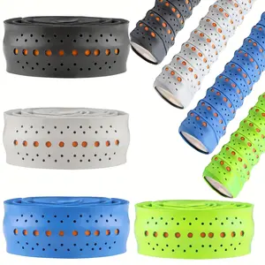 2-Piece Anti-Slip Rubber Sports Grip Set with Boat-Shape Thickened PU Leather Pad, Water-Absorbent, Breathable, Soft, Suitable for Tennis, Table Tennis