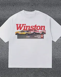 WINSTON 'NASCAR RACING' 80s HEAVYWEIGHT WHITE T-SHIRT