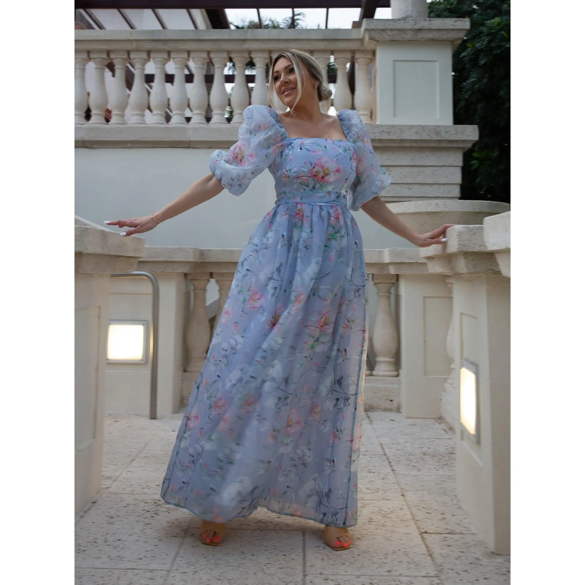 Kylie Periwinkle  Maxi Dress