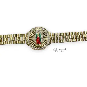COPPER VIRGIN MARY BRACELET (0175)