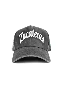 " ZACATECAS "  Signature Acid Wash Cap ( Gray )