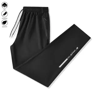 Men's Jogger Pants with Drawstring Waist - Athletic Pants with Zippered Pockets, Breathable, Quick Dry & Stretch Fabric - Suitable for Gym Workouts, Running & Outdoor Activities