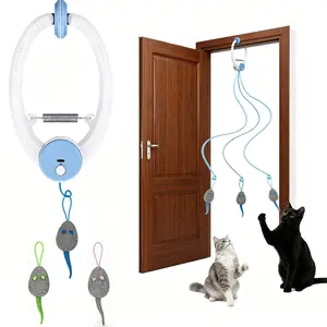 Electric Cat Toy, Rechargeable Door Clip Design,For indoor use Rotation and Jumping, Stimulates Mind & Body, Best Kitten & Adult Cat Enrichment Stimulation Toy with，Cat Toys, Cat Stuff，Perfect Gift tiktokshopspringglowup