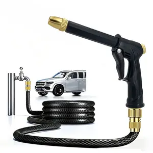 High-Pressure Water Gun, Portable High-Pressure Washer, Handheld Car Wash, Car Wash Sprayer, Car Washing Tool, Car Wash Equipment, Car Wash Jet, Non-Slip Handle, Ergonomic Design, Durable Plastic, Ideal for Cleaning and Gardening