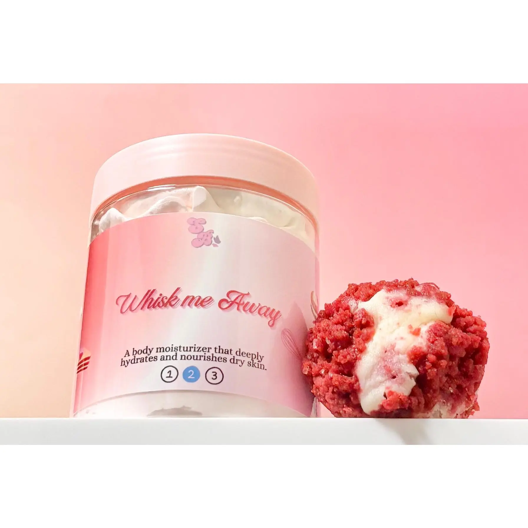 Whisk Me Away Body Milk - Moisturizing Body Milk with Red Shade for Daily Comfort and Skin Care