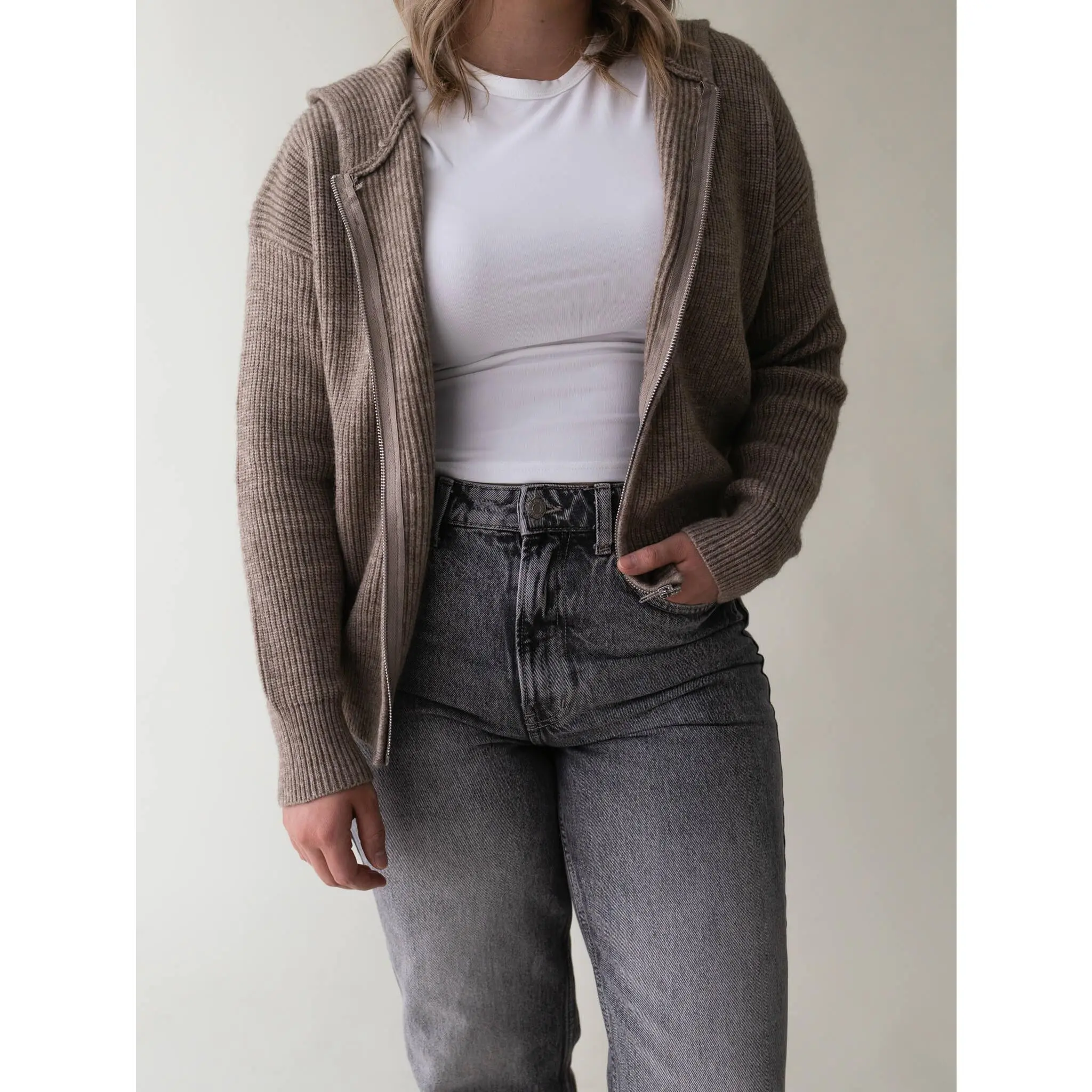 Teddy Hooded Cardigan