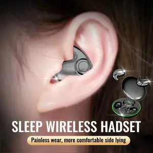 Ultra-Thin Wireless Earphones, Long Battery Life, Perfect for Music Sports Running Calls Cycling, Comfortable Fit High Fidelity Sound