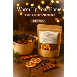 Simmer Pot Kit - Coffee Pot kit - Stovetop Potpourri – Teacher, Realtor, Client Gift -Bridal Shower Favors Gifts - Room Freshener