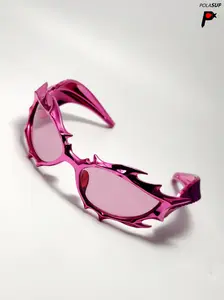 2026 Trendy Decorative Eyewear, Oversized Geometric Frame Enhances Face Shape, Y2K Street Style, Perfect for Travel & Fashion