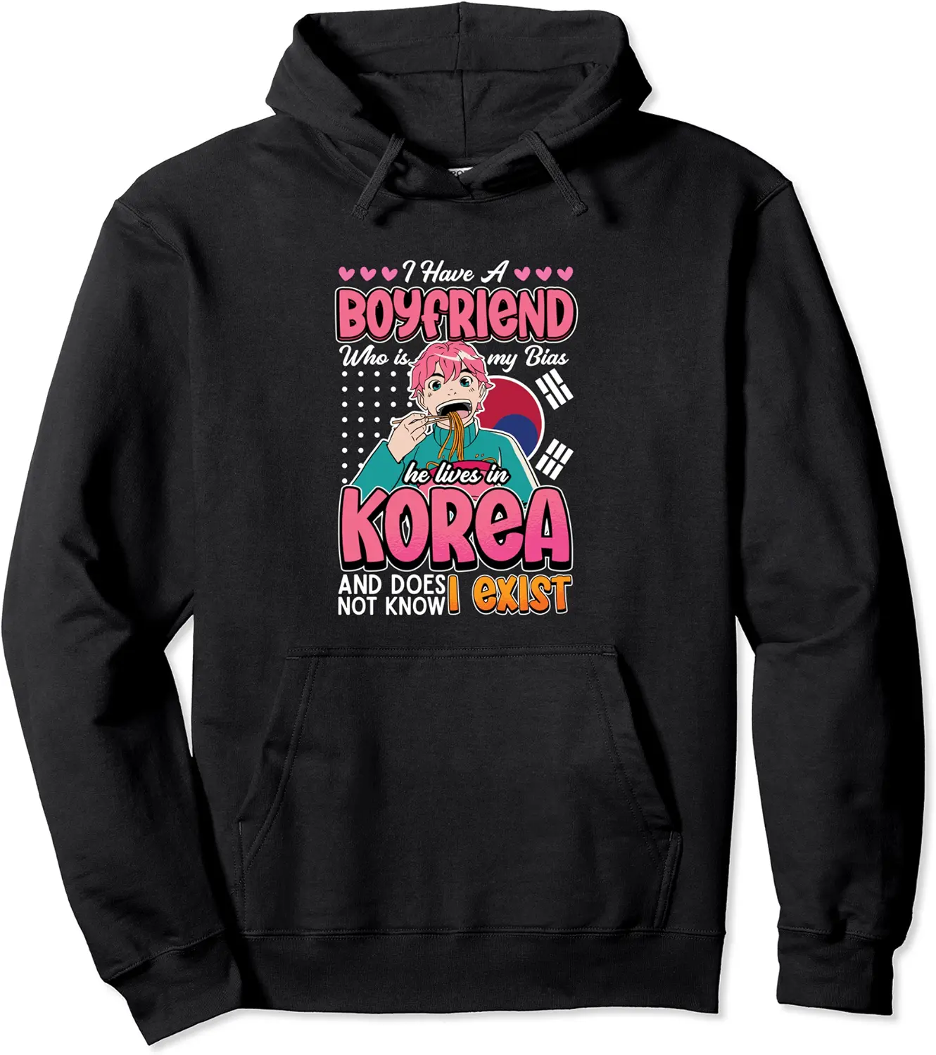 Korean Pop Design for a K-Pop Fashion Fan Pullover Hoodie - Jessicabal Shop 37B0B75HN9Q4