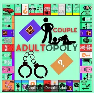Adult Couple Game Night Board - Enhance Relationship with Couples Paper Props
