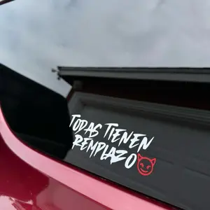 Todas Tienen Remplazo Window Vinyl Decal Sticker Vehicle Exterior Decoration