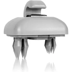 Interior Sun Visor Hook Clip Bracket Grey Compatible with Audi A1 A3 A4 A5 Q3 Q5 S3 S4 S5 TT, OEM: 8E0 857 562, 8U0 857 562A
