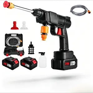 SEEVOLX 21V Cordless Pressure Washer, Portable Battery Powered Cleaner for Car, Garden, Patio & Home Cleaning