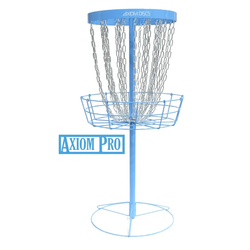 Disc Golf Basket, Professional PDGA Compliant All-Metal Target with 24 Heavy-Duty Chains, Portable Quick-Assembly for Outdoor Use