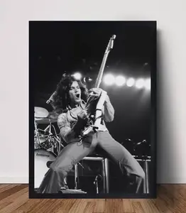 Eddie Van Halen Music Poster, Wall Art, Wall Decor, Print Poster