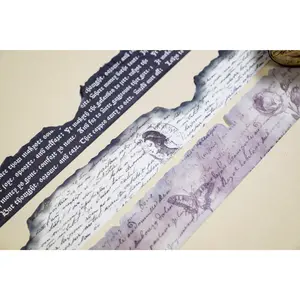 Burnt Writing Washi Tape Set
