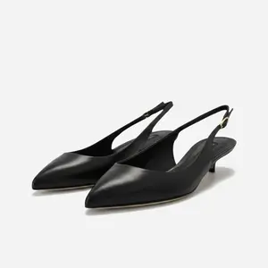 Dolce & Gabbana Leather Heels Kitten Size 38