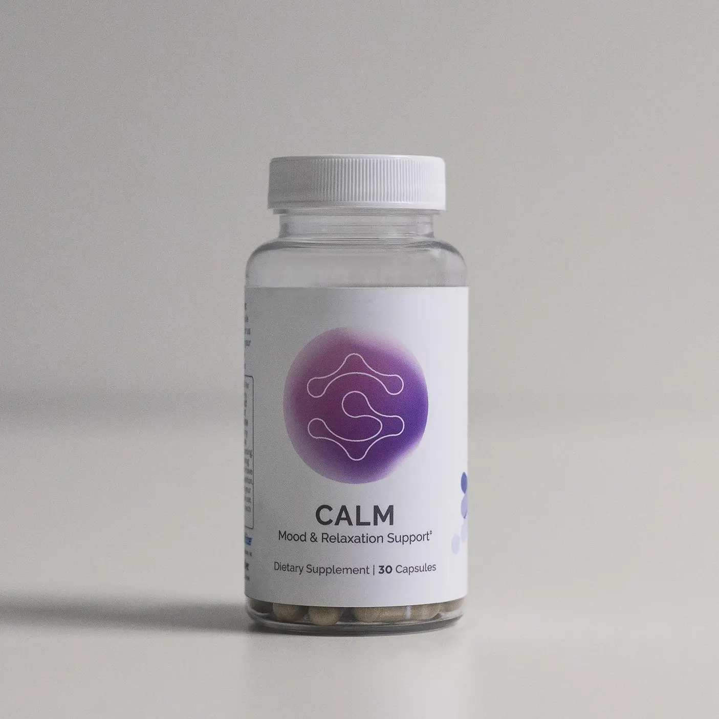 InfiniWell Calm Supplement with L-Theanine, Bacopa monnieri & DHH-B, Relaxation, Focus & Mental Clarity Capsules for Men & Women