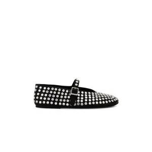 Tony Bianco Miami Flat in Black Nappa
